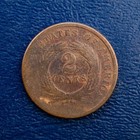 1864 Two Cent Piece  Large Motto  G Condition  First Year Obsolete B6