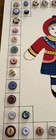 Card Of 42 Vintage China Buttons - A Few Calico Buttons