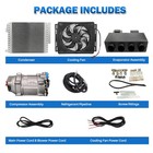 12v Underdash Heat cool Air Conditioner Universal Electric A c Kit For Car Auto