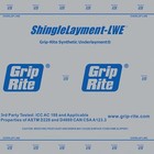 Grip-rite Sl154250lwe 48 In  X 250 Ft   1000 Sq  Ft   Synthetic Roofing Under   