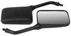 Emgo Gp Deluxe Short Stem Mirror 10mm Thread Pair Yamaha Black Matte