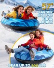 57  Snow Tube With Premium Oxford Cover  Heavy Duty Snow Sled For Adults With   