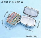 Sardines Travel Pill Organizer  Small Pill Box  2 Medicine          ships From Tx