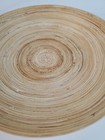 Vintage 8  Wooden Bowl Display Minimalist Style Light Color Wood