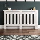 Modern Radiator Cover Extra Large Barrier Fence Heater Cabinet Shelf Home Office