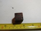 Vintage Letterpress Printing Block Lava Soap Advertising