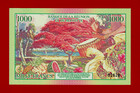 1000 Mille Francs 2021 Reunion And Mayotte Polymer - Private Issue Fantasy Note