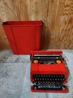 Olivetti Valentine Red Bucket Typewriter Retro Antique Vintage Interior From Jp