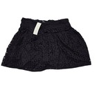 Francesca s Blue Rain Black Eyelet Skirt Mini Smocked Waist New Size Medium