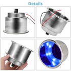 2x Stainless Steel Cup Drink Holder For Marine Boat Rv Camper Car Inserts Couch