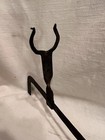 18th C Colonial Wrought-iron Fireplace Hearth Cooking Trivet Fork Rest Aafa