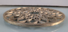 Vintage Mid Century Modern Mcm Design Ornate Gold Tone Metal Trivet 8 Inches