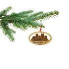 Nashville Christmas Ornament  Tennessee Souvenir  Music Gift With Skyline 