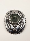 Western Cowboy Oval Silver-tone Belt Buckle 