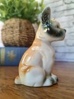 Vintage Genuine Bone China French Bulldog Boston Terrier Figurine Taiwan