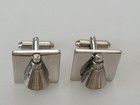 Nasa Vintage Retro Cufflinks Mcdonnell Mercury Space Capsule 3d Metal Balfour