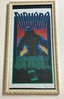 Vintage Nirvana Clutch Cargo s Detroit 1991 Canvas Poster 21in X 12in Framed