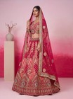 Heirloom Banarasi Silk Lehenga Choli Golden Dabki Bridal Couture Wear