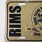 Rhode Island Rims Fishing Club License Plate      Ri Mobile Sportfishermen