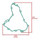 Caltric Stator Gasket For Kawasaki 11061-0235 Gasket Stator Generator Cover