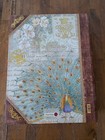 Punch Studio Peacock Faux Book Storage Keepsake Decorative Box 13 5    X 11 