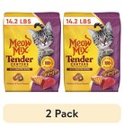  2 Pack  Meow Mix Tender Centers Dry Cat Food  Chicken   Tuna Flavors 14 2lb Bag