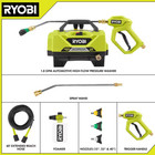 Ryobi Ry14am12 1 8 Gpm Automotive High Flow Pressure Washer Kit 1200 Psi