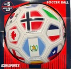 Icon Sports World Flags World Cup Soccer Ball With World Flags Logos Size 5