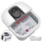 Collapsible Heated Foot Soaking Tub With 14 Temp Control   Massager - Relaxation