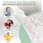 2-pack Hooded Muslin Baby Towels Girls Boys Soft Cotton Bath Newborn Infant Pink