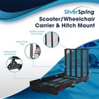 Silver Spring 48  X 28  Folding Steel Wheelchair Carrier With Ramp   Hitch Mount