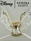 Disney Parks Kendra Scott Halloween Minnie Mouse Cute Ghost Necklace Gold 2026