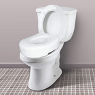 Toilet Seat Riser  Adds 5 Inches Of Height  Elevated And Raised Toilet Seat With