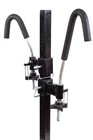 Hitch Mounted Bike Rack For 2 Bikes  Adjustable Tray Carrier For Suvs   Trucks