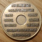24 Hours Alcoholics Anonymous Aa Bronze Medallion Coin Sobriety Chip 
