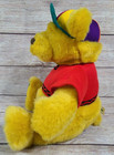 Vintage Gund Plush Crayola Teddy Bear Stuffed Animal Toy Yellow Green Red 10 