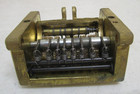 1 Vintage Brass Letterpress Numbering Machine
