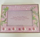 Baby Girl Party Shower Picture Frame Gifts Monthly Stickers Decor Lot Of 3