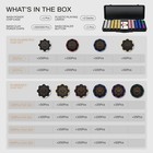 Slowplay Nash 14g Clay Poker Chip Set For 300pcs Non-numbered Set  Black Gold 