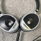 Bose On-ear Headphones Black Silver 3 5mm Wired Foldable W  Case Cable Tested