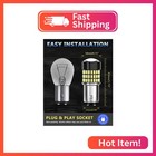 Qoope 1157 Led Bulb White10-30v Brake Light Bulb 2057 2357 Bay15d 7528 Led Bulbs