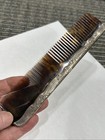 Vintage Sterling Silver Comb Floral Tortoiseshell Case Gorham