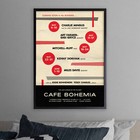 Miles Davis - John Coltrane - Kenny Dorham Jazz Poster - Cafe Bohemia - 1956