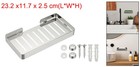 Stainless Steel Bar Soap Holder Dish For Bathroom bright Silver 9 13 x4 61  