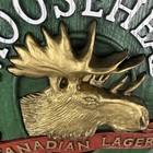 Vintage Moosehead Beer Sign Wall Plaque Canadian Lager Bar Man Cave