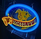 Vintage 1977 Jos Schlitz Brewing Advertising Schlitz World Globe Neon Beer Sign