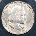 1892 Columbian Expo Half Dollar 50c - Anacs Graded Ms63