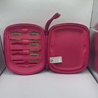 Leapfrog Leappad 2 Barbie Case Hard Shell Travel Case Pink With 4 Games