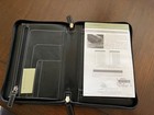 Levenger Black Leather Junior Portfolio Folder Memo Holder Nwot Quality Luxury