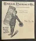 Travelstamps  Baker Extract Company Advertisement Piece - Baker   s Pure Vanilla